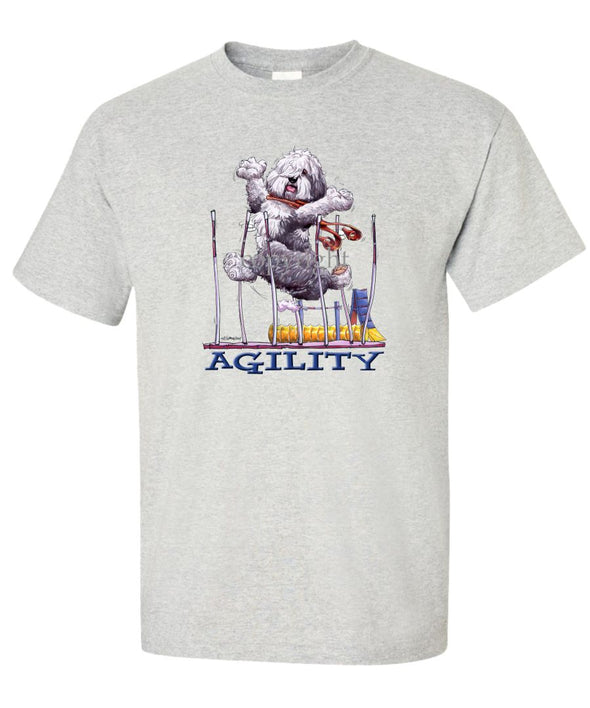 Old English Sheepdog - Agility Weave II - T-Shirt