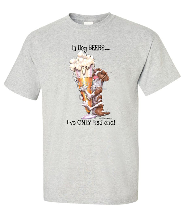 Brittany - Dog Beers - T-Shirt