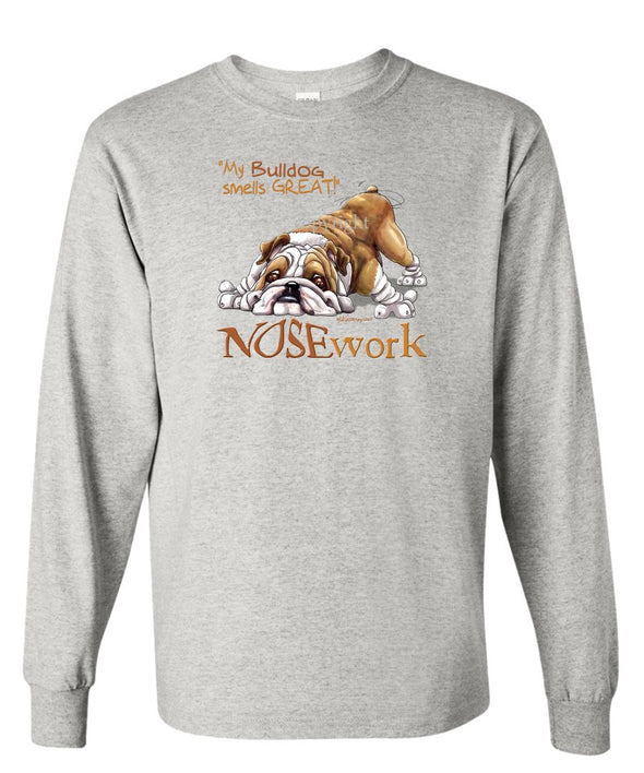 Bulldog - Nosework - Long Sleeve T-Shirt