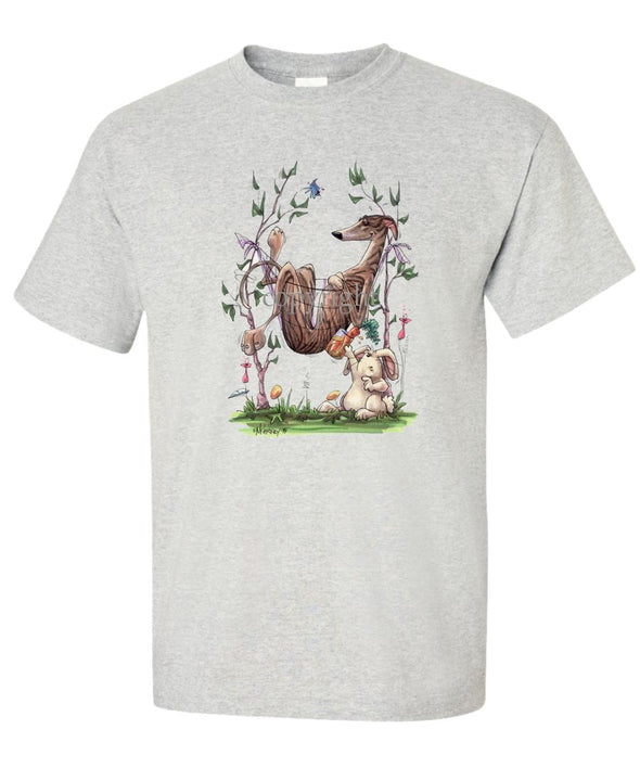 Greyhound - Hammock - Caricature - T-Shirt