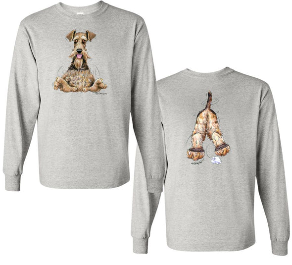 Airedale Terrier - Coming and Going - Long Sleeve T-Shirt (Double Sided)