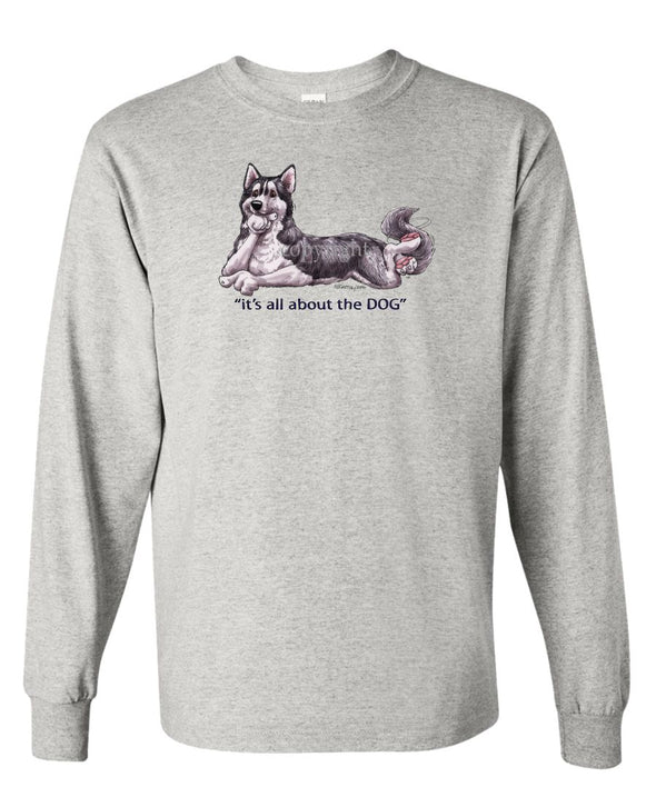 Siberian Husky - All About The Dog - Long Sleeve T-Shirt