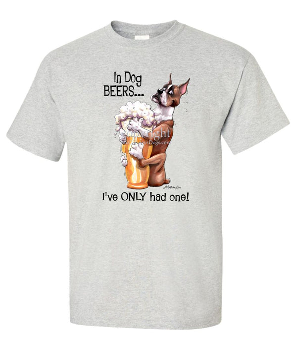 Boxer - Dog Beers - T-Shirt