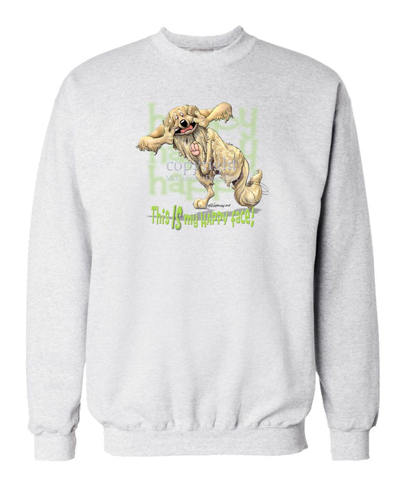 Golden Retriever - 2 - Who's A Happy Dog - Sweatshirt