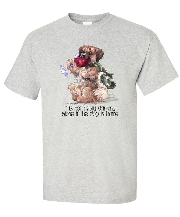 Tibetan Spaniel - It's Not Drinking Alone - T-Shirt