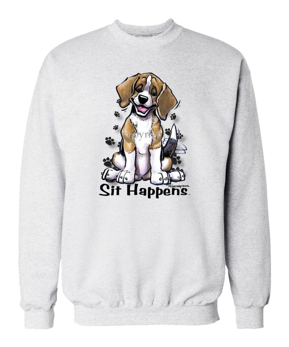 Beagle - Sit Happens - Sweatshirt