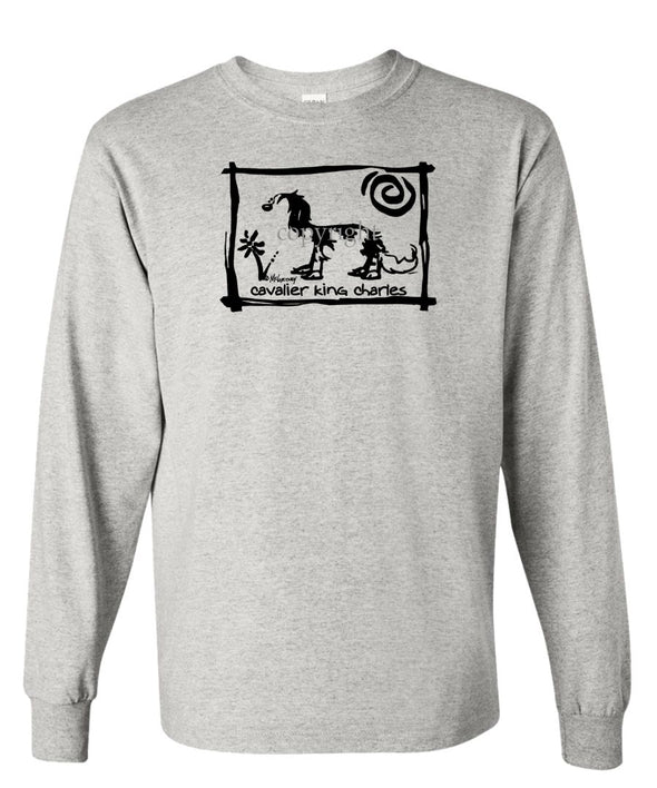 Cavalier King Charles - Cavern Canine - Long Sleeve T-Shirt