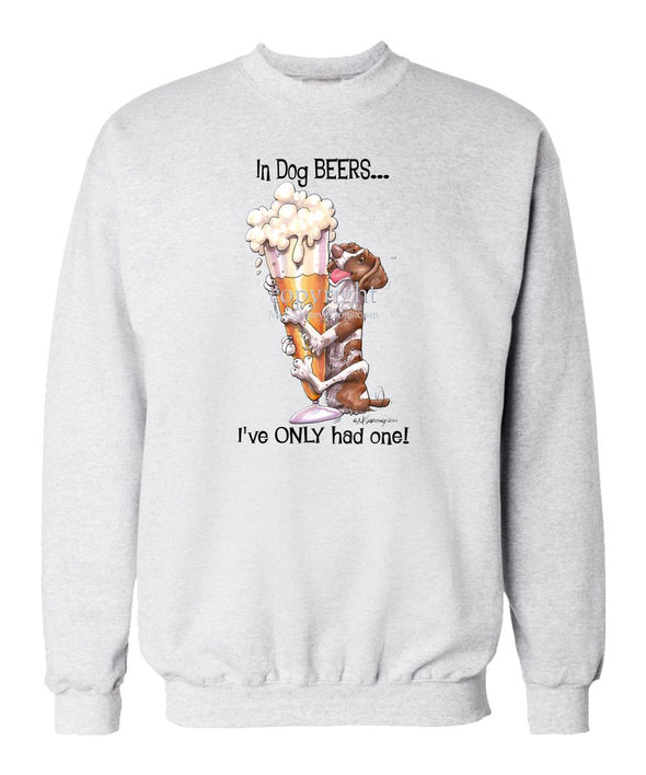 Brittany - Dog Beers - Sweatshirt