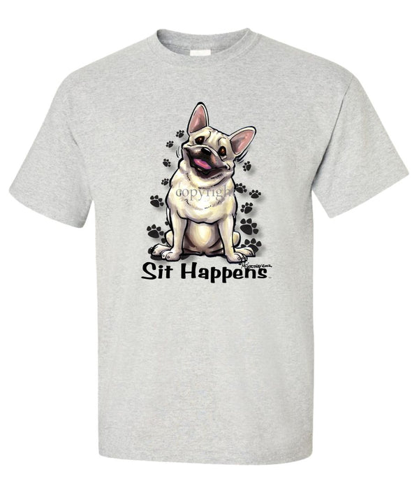 French Bulldog - Sit Happens - T-Shirt