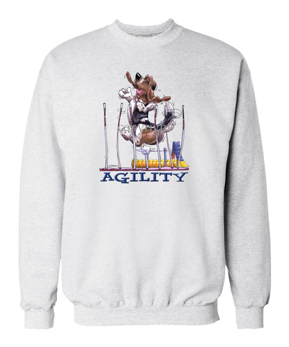 Basset Hound - Agility Weave II - Sweatshirt