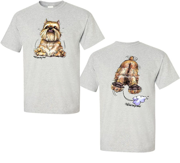Brussels Griffon - Coming and Going - T-Shirt (Double Sided)