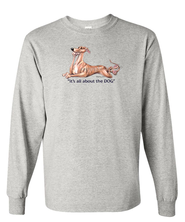 Greyhound - All About The Dog - Long Sleeve T-Shirt