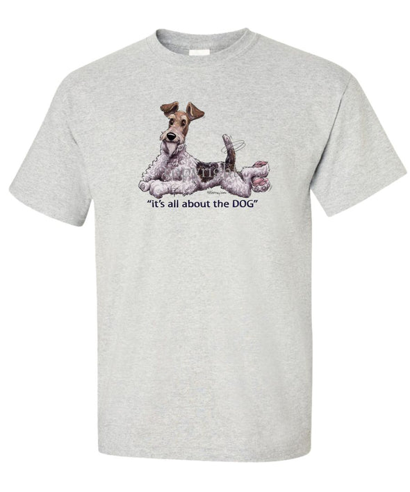 Wire Fox Terrier - All About The Dog - T-Shirt