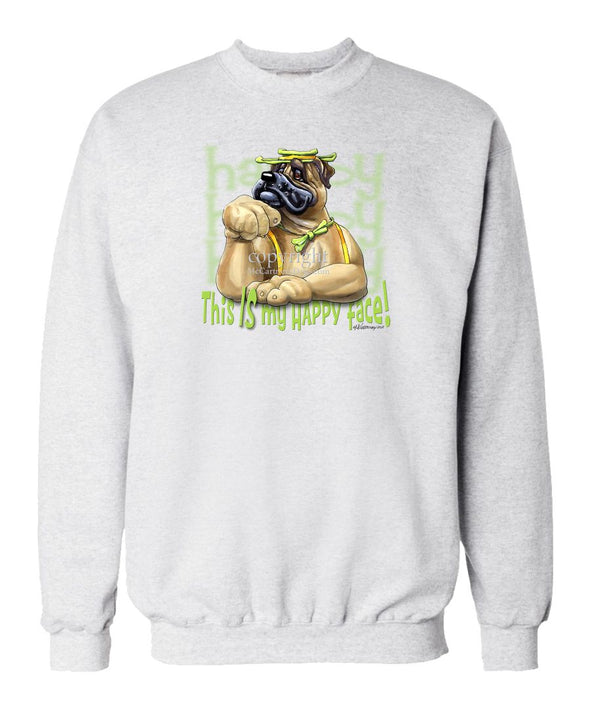 Bullmastiff - Who's A Happy Dog - Sweatshirt
