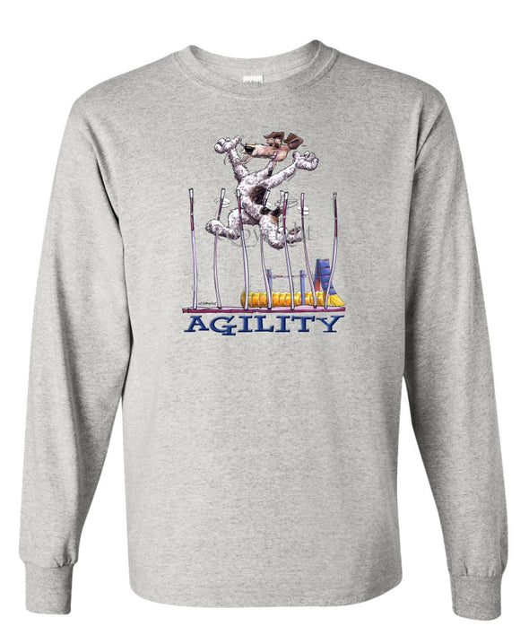 Wire Fox Terrier - Agility Weave II - Long Sleeve T-Shirt