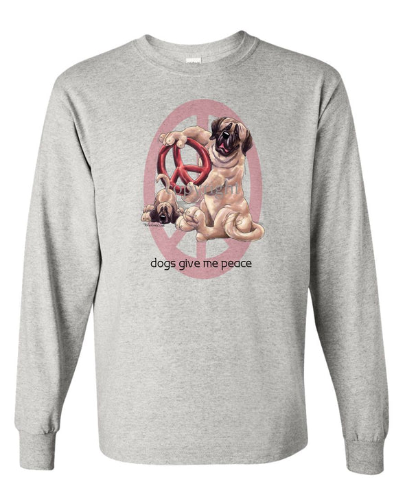Mastiff - Peace Dogs - Long Sleeve T-Shirt