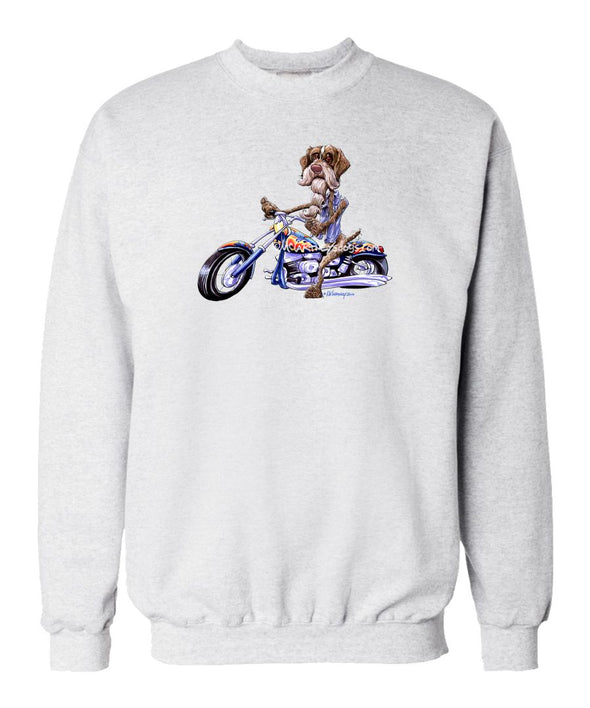 German Wirehaired Pointer - Biker - Mike's Faves - Sweatshirt