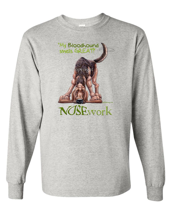 Bloodhound - Nosework - Long Sleeve T-Shirt