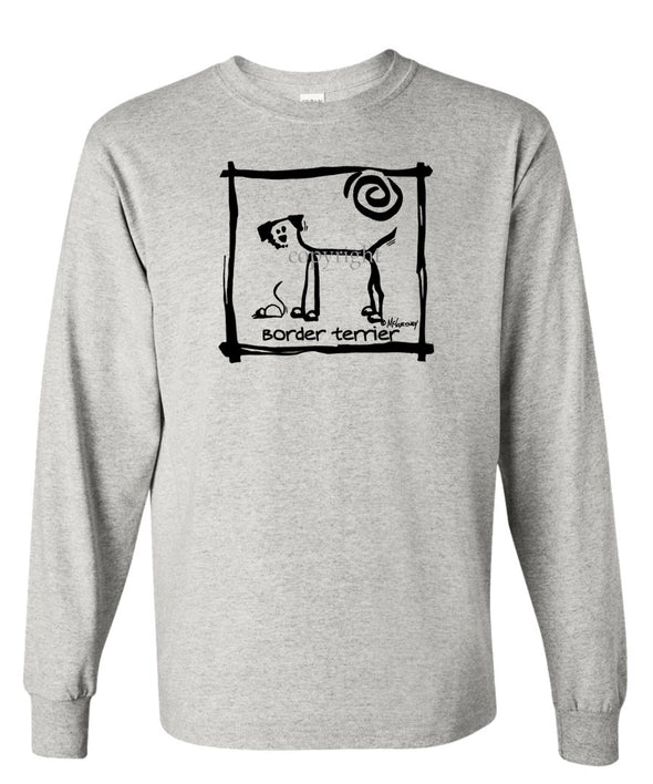 Border Terrier - Cavern Canine - Long Sleeve T-Shirt