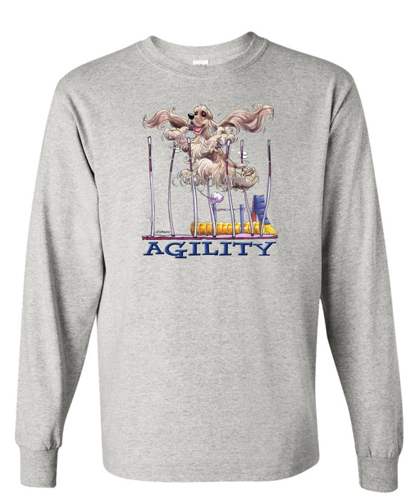 Cocker Spaniel - Agility Weave II - Long Sleeve T-Shirt