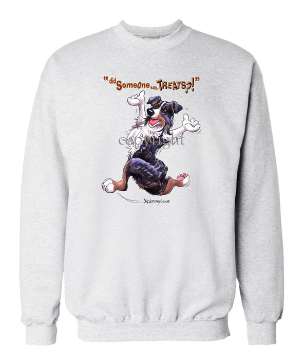 Australian Shepherd  Black Tri - Treats - Sweatshirt