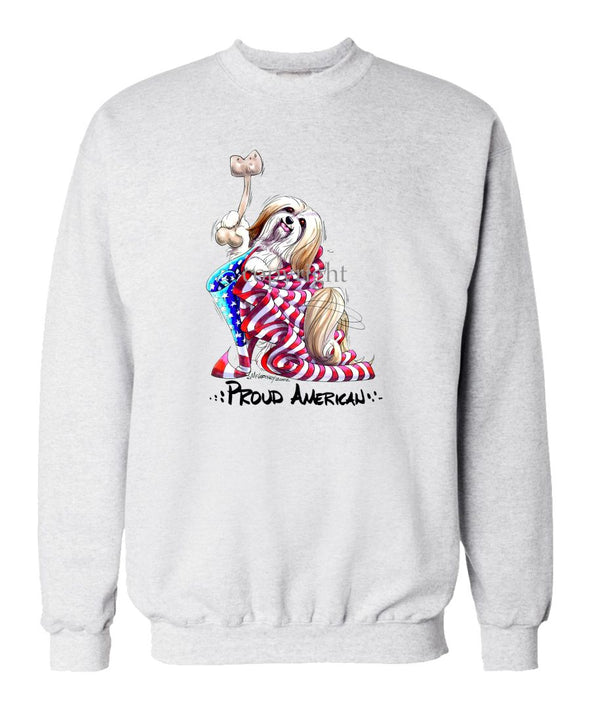Lhasa Apso - Proud American - Sweatshirt