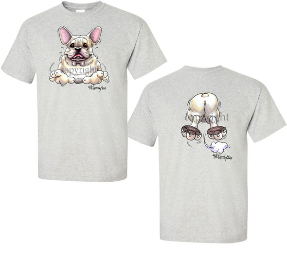 French Bulldog - Coming and Going - T-Shirt (Double Sided)