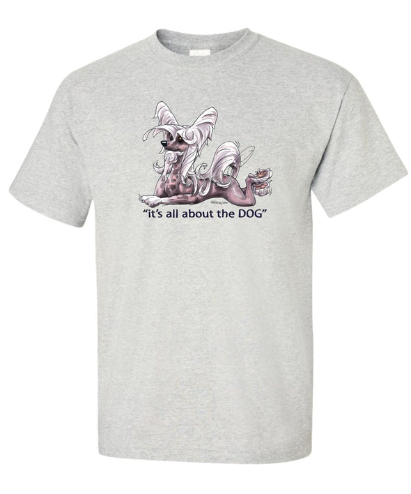 Chinese Crested - All About The Dog - T-Shirt