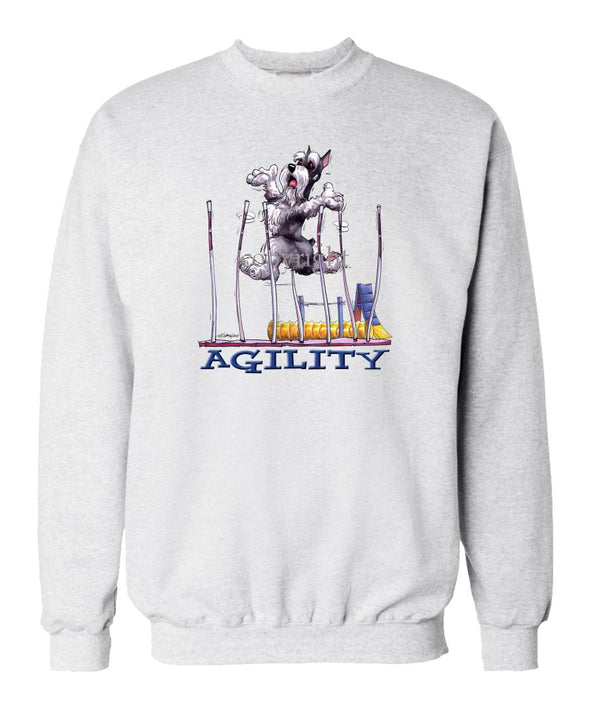 Schnauzer - Agility Weave II - Sweatshirt