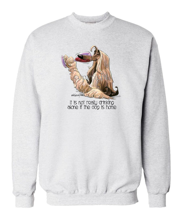 Afghan Hound - It's Not Drinking Alone - Sweatshirt