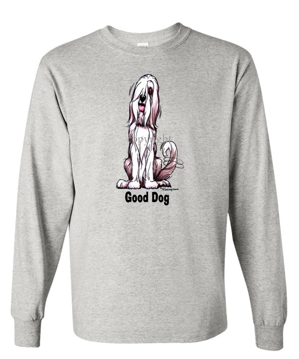 Bearded Collie - Good Dog - Long Sleeve T-Shirt