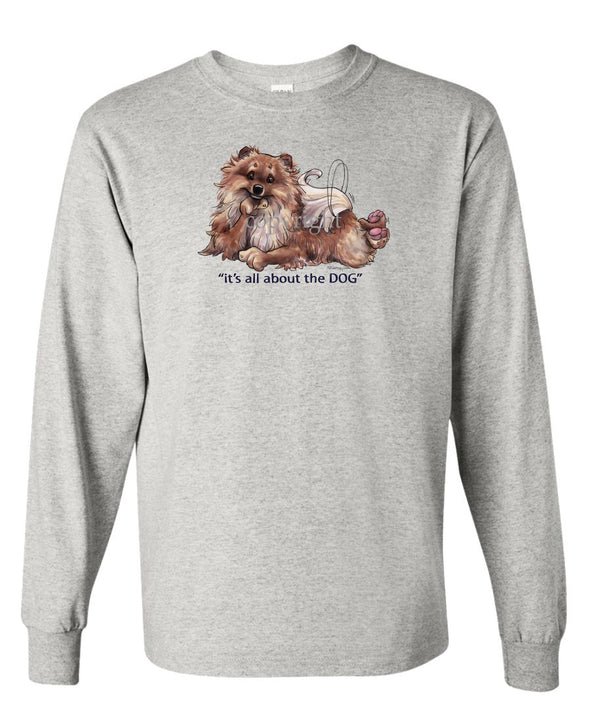 Pomeranian - All About The Dog - Long Sleeve T-Shirt