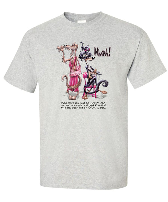 Saluki - Hmpf Be Happy - Mike's Faves - T-Shirt