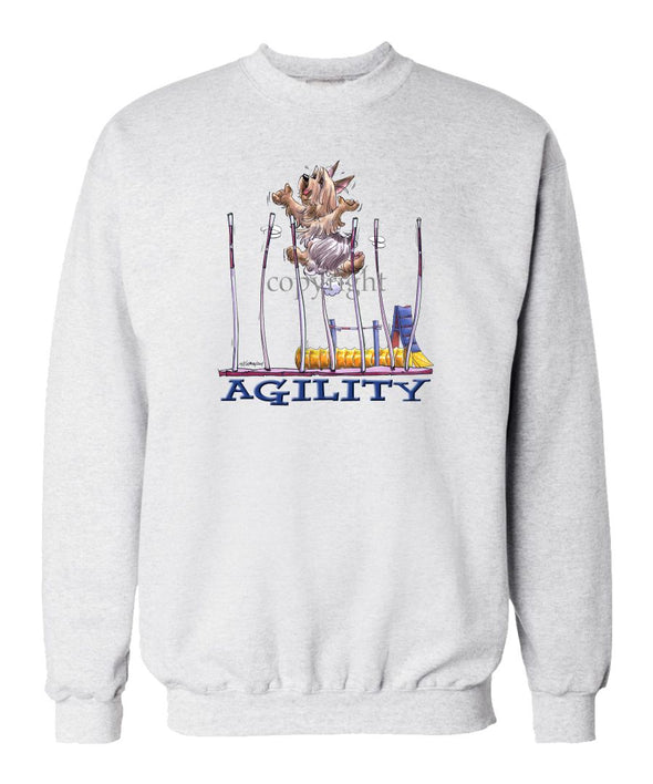 Silky Terrier - Agility Weave II - Sweatshirt