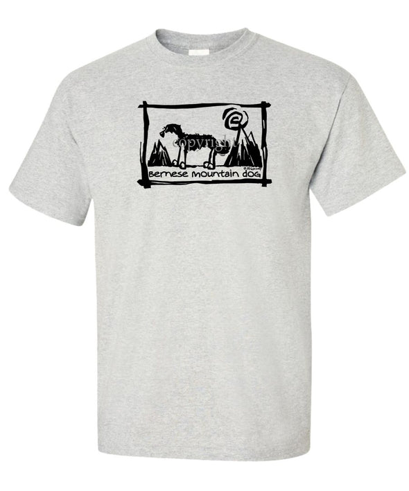 Bernese Mountain Dog - Cavern Canine - T-Shirt