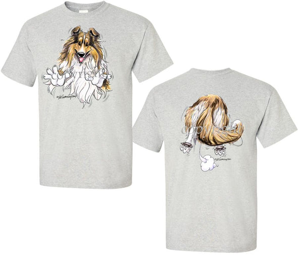 Shetland Sheepdog - Coming and Going - T-Shirt (Double Sided)