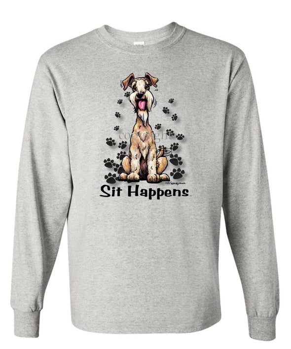 Lakeland Terrier - Sit Happens - Long Sleeve T-Shirt