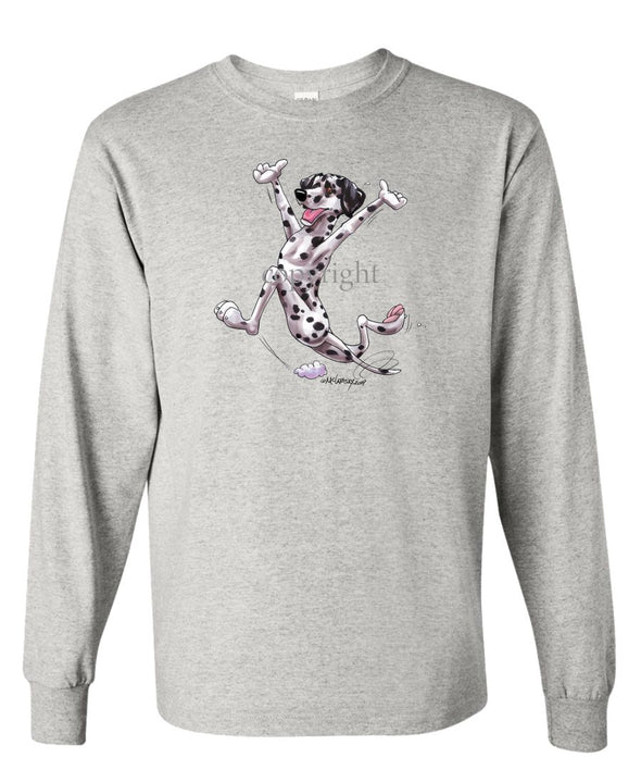 Dalmatian - Happy Dog - Long Sleeve T-Shirt
