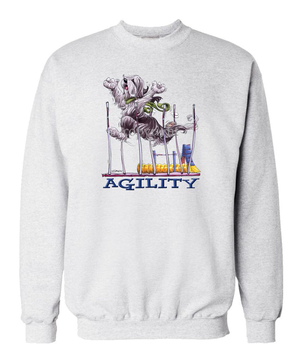 Bearded Collie - Agility Weave II - Sweatshirt