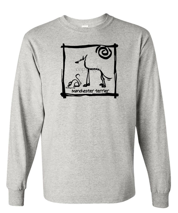 Manchester Terrier - Cavern Canine - Long Sleeve T-Shirt