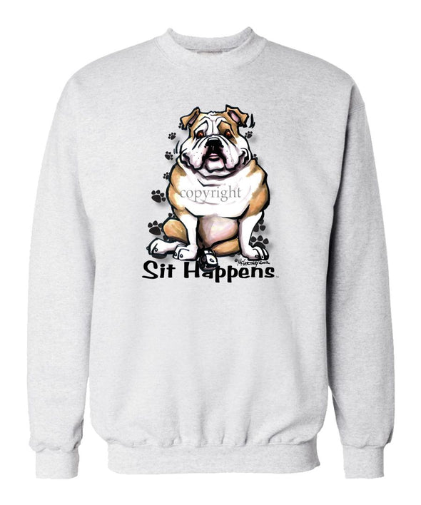 Bulldog - Sit Happens - Sweatshirt