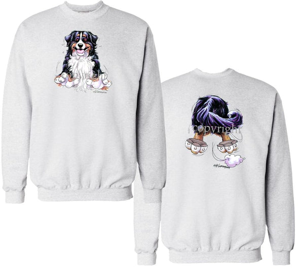 Bernese Mountain Dog - Coming and Going - Sweatshirt (Double Sided)