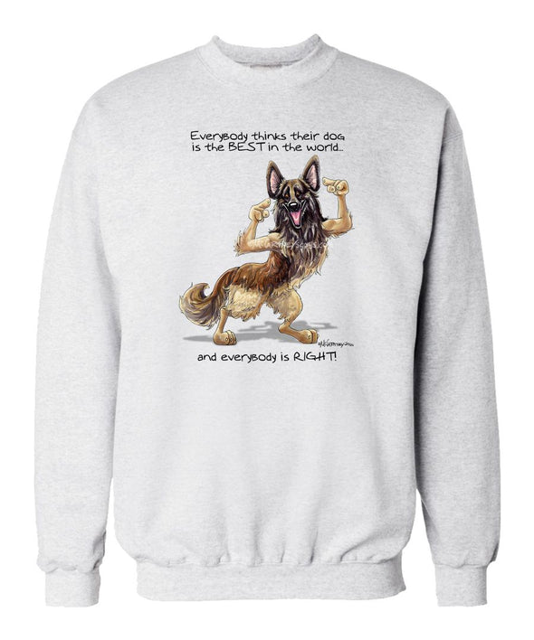 Belgian Tervuren - Best Dog in the World - Sweatshirt