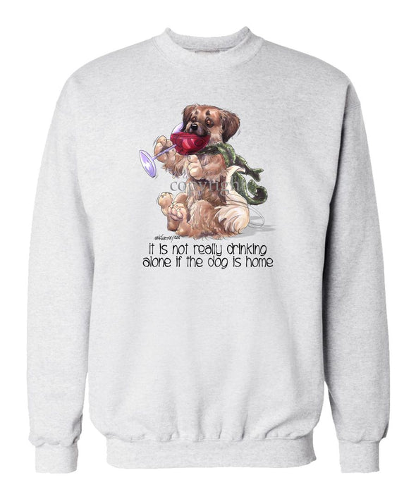 Tibetan Spaniel - It's Not Drinking Alone - Sweatshirt