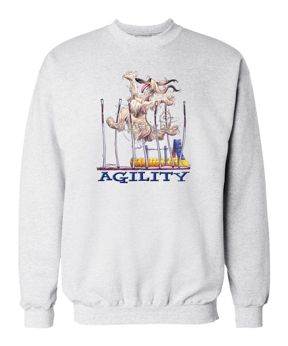 Afghan Hound - Agility Weave II - Sweatshirt