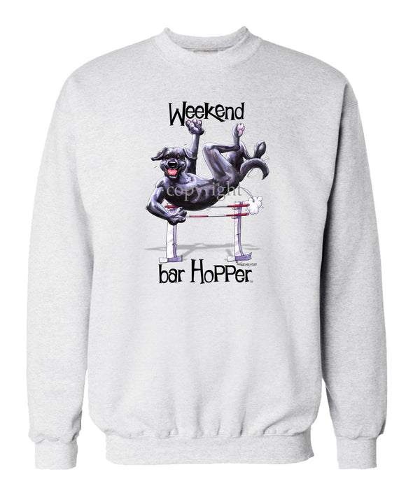 Labrador Retriever  Black - Weekend Barhopper - Sweatshirt