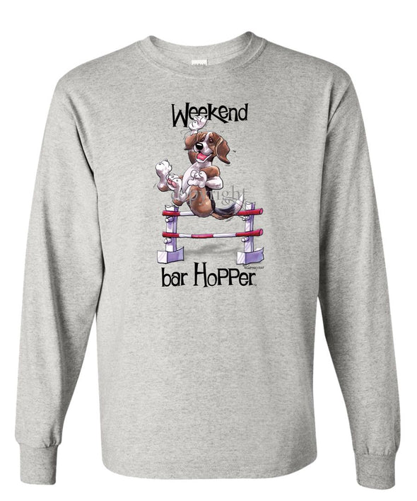 Beagle - Weekend Barhopper - Long Sleeve T-Shirt