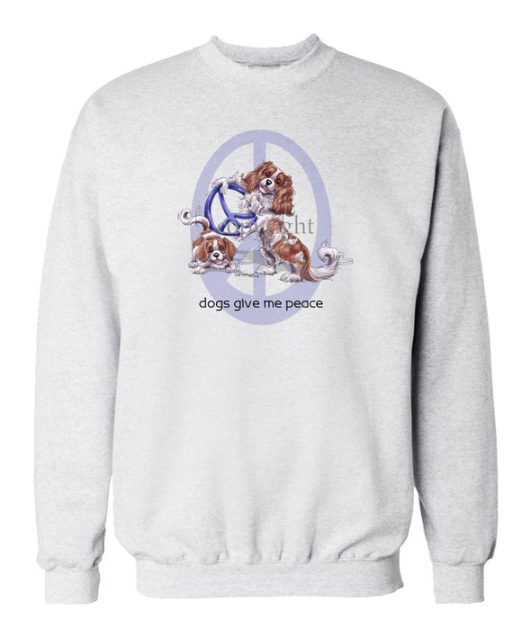 Cavalier King Charles - Peace Dogs - Sweatshirt
