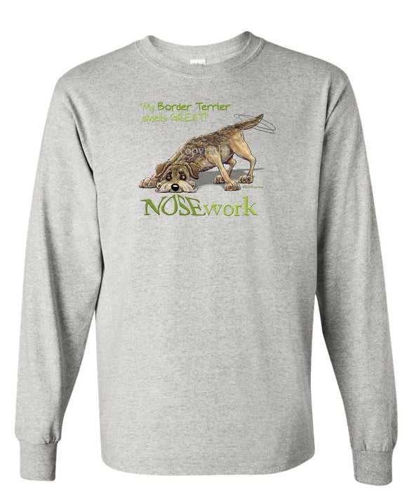 Border Terrier - Nosework - Long Sleeve T-Shirt