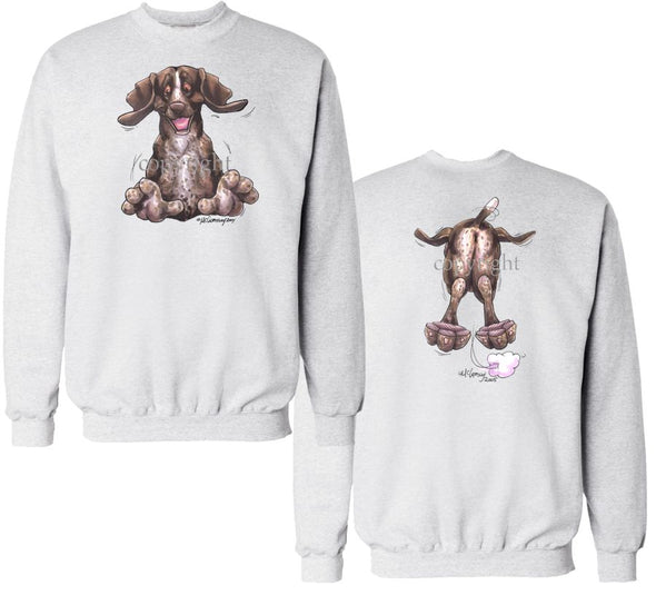 German Shorthaired Pointer - Coming and Going - Sweatshirt (Double Sided)